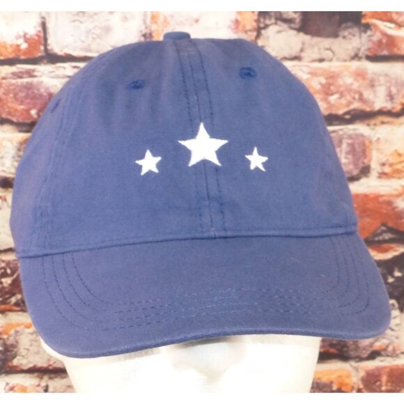 Scentsy Navy Blue Baseball Cap With White Star Embroidery Adjustable Strapback U - Picture 1 of 6